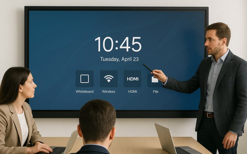High-resolution monitors and touchscreen displays
